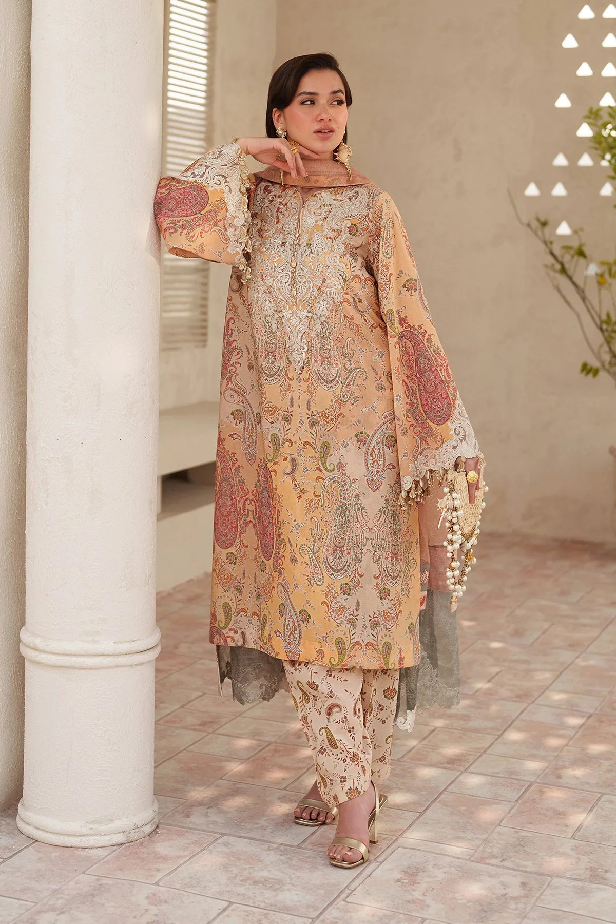Baroque Summer RTW '26 - Embroidered Lawn F-4403
