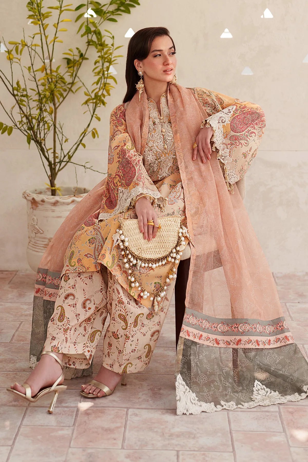 Baroque Summer RTW '26 - Embroidered Lawn F-4403