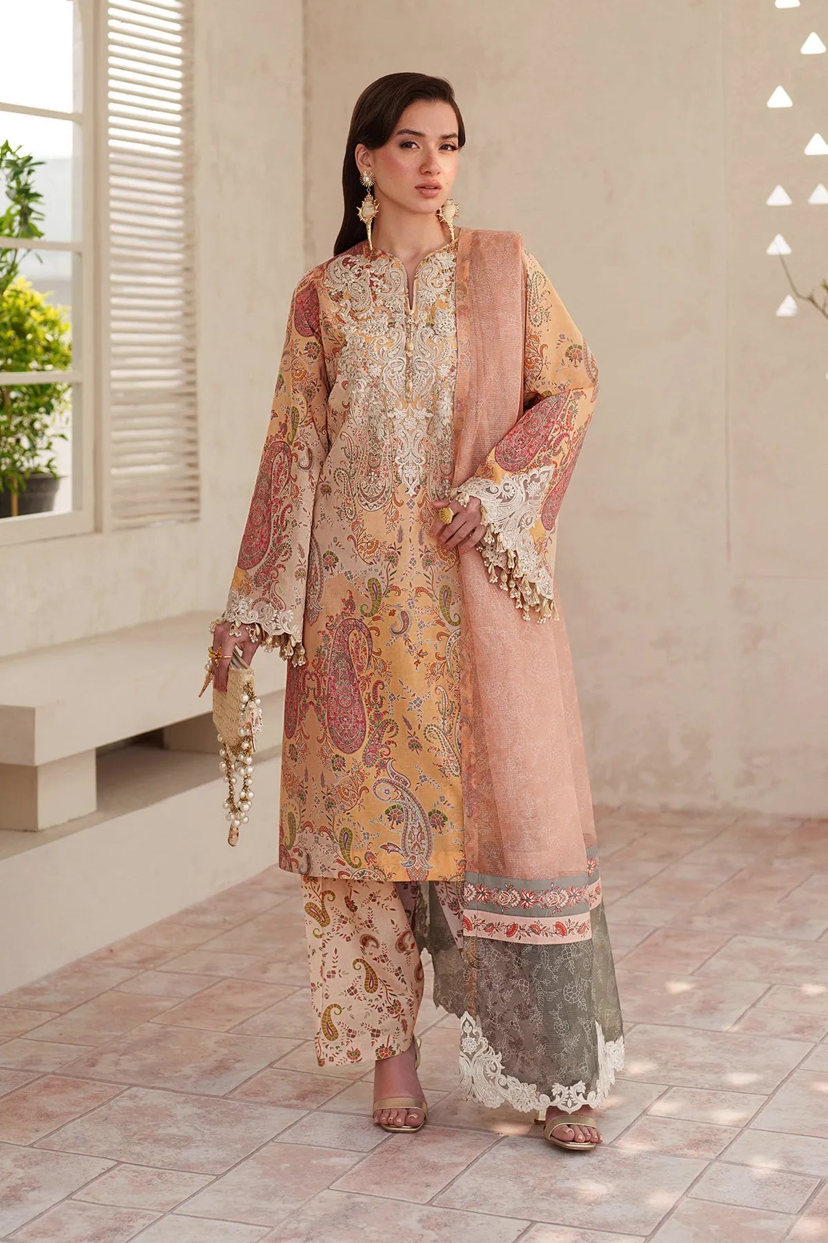 Baroque Summer RTW '26 - Embroidered Lawn F-4403