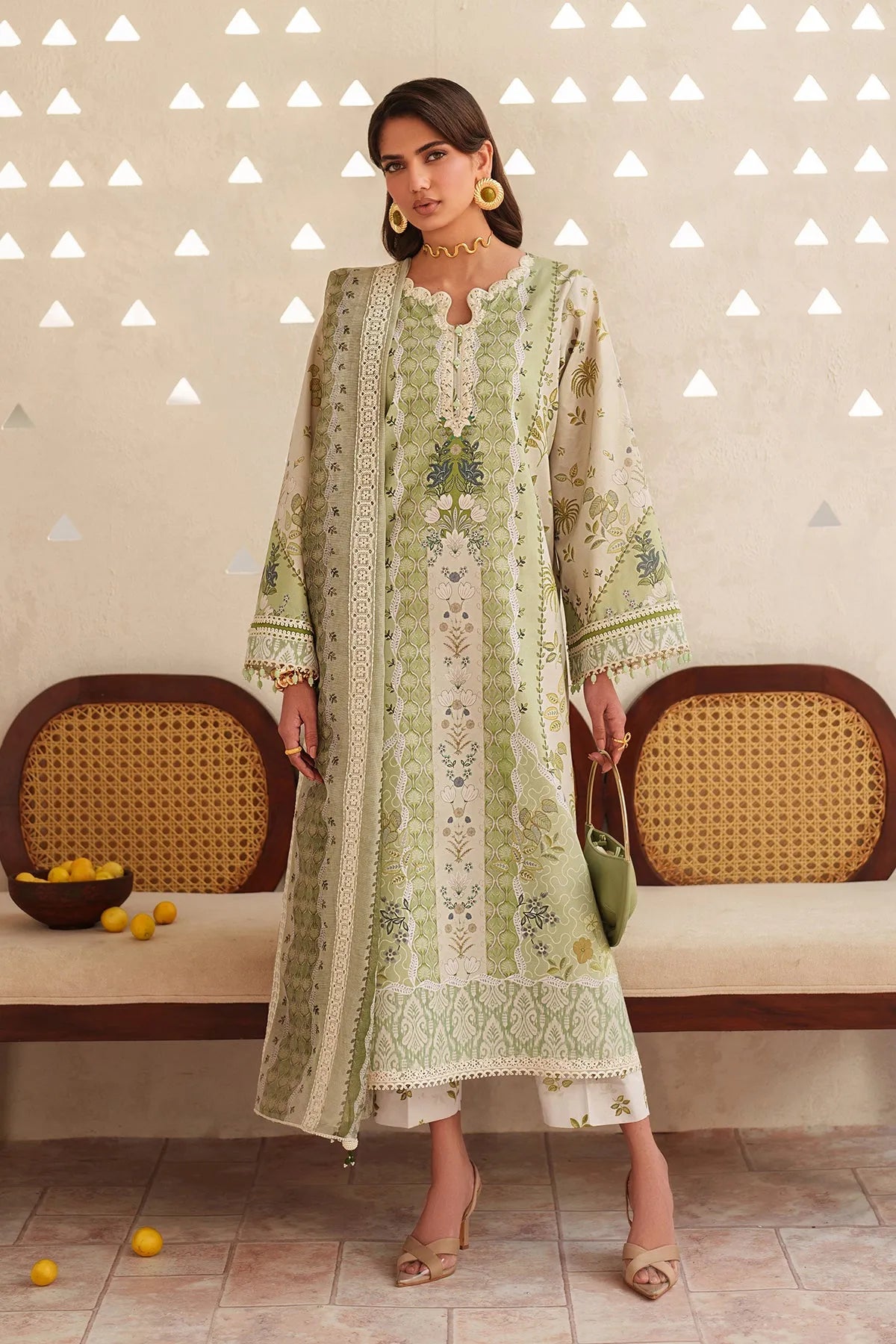 Baroque Summer RTW '26 - Embroidered Lawn F-4406