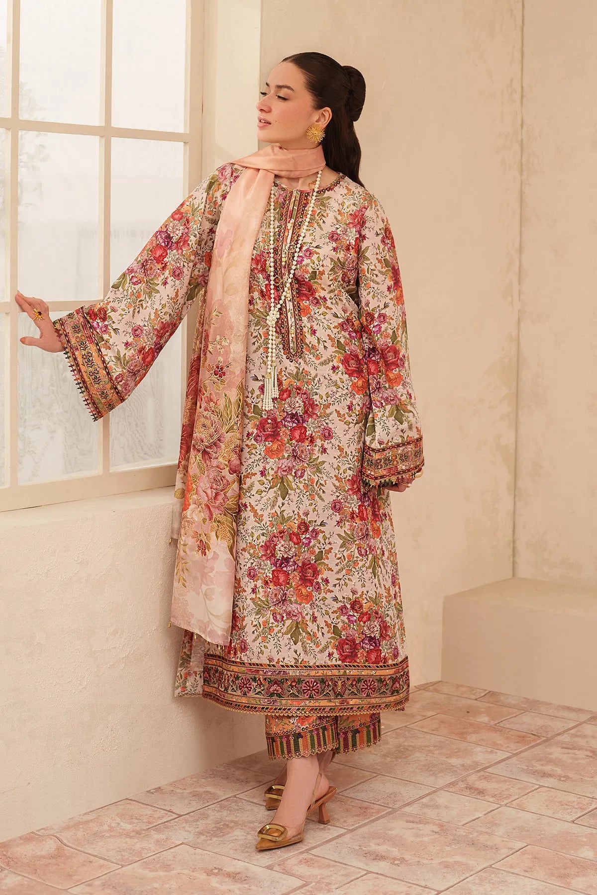 Baroque Summer RTW '26 - Embroidered Lawn F-4407