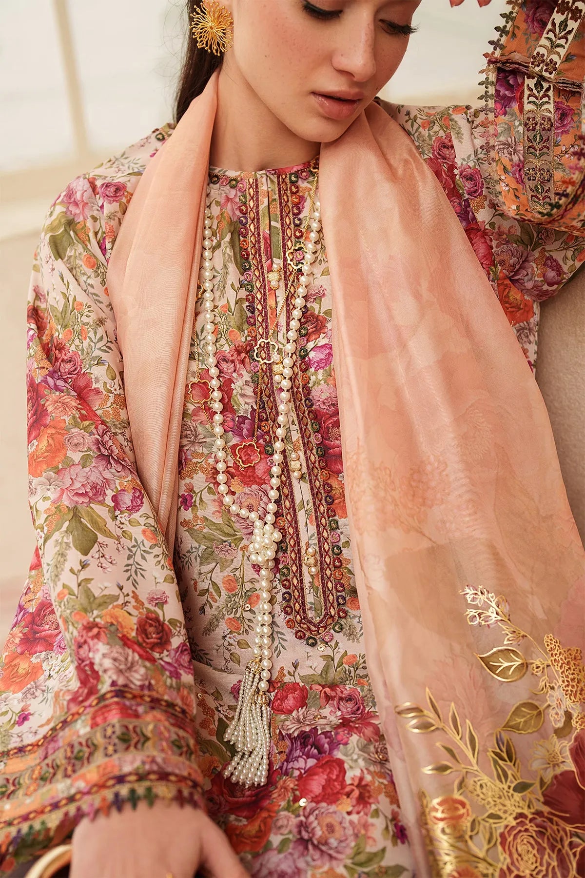 Baroque Summer RTW '26 - Embroidered Lawn F-4407