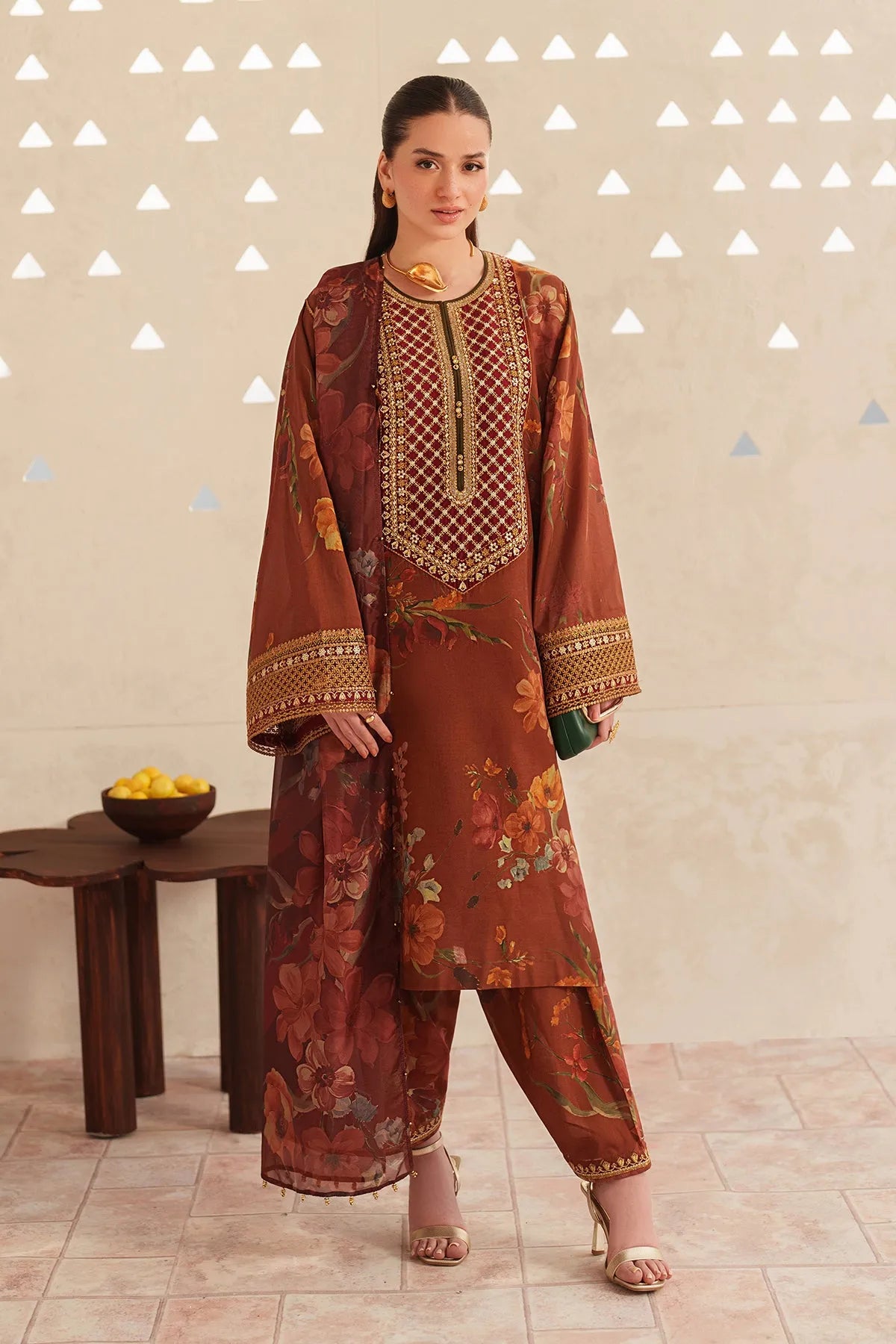 Baroque Summer RTW '26 - Embroidered Lawn F-4409