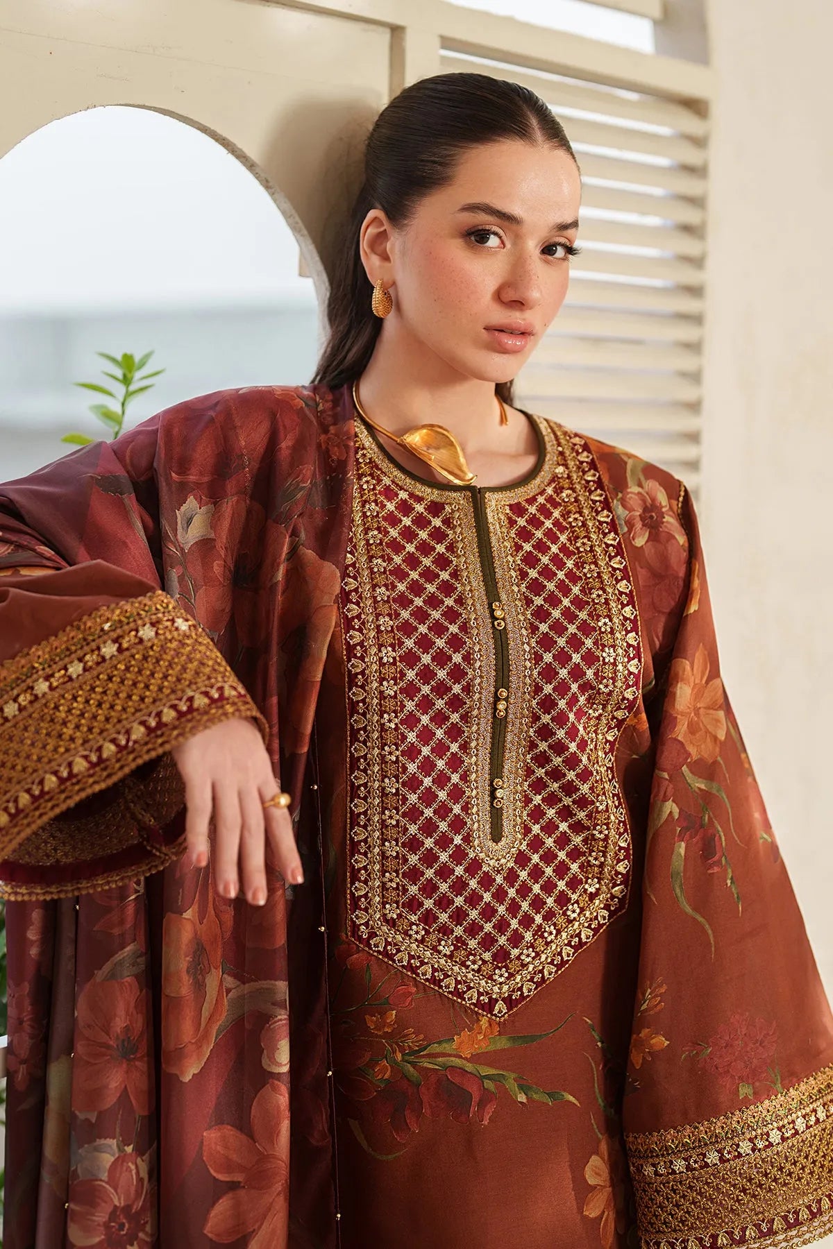 Baroque Summer RTW '26 - Embroidered Lawn F-4409