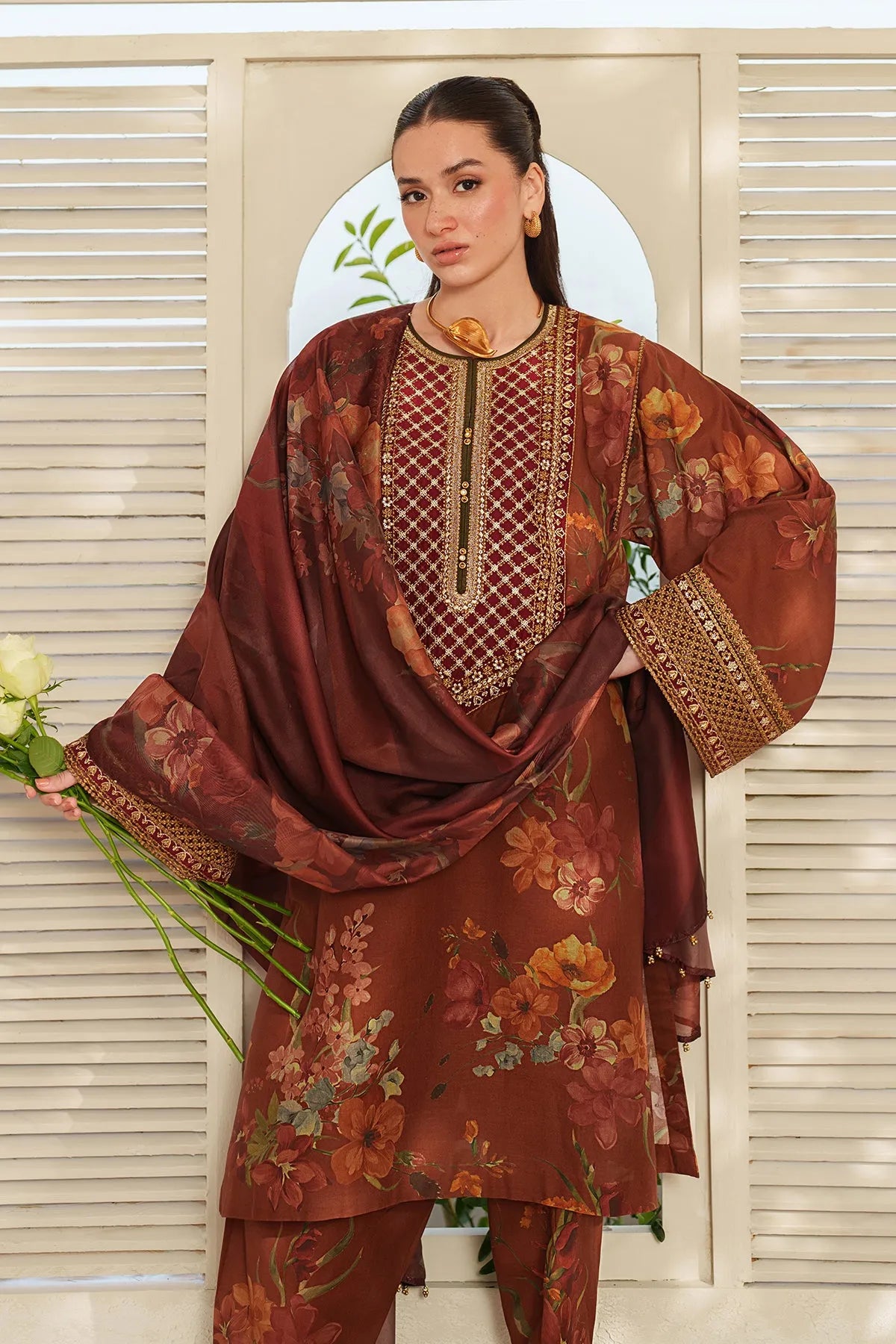 Baroque Summer RTW '26 - Embroidered Lawn F-4409