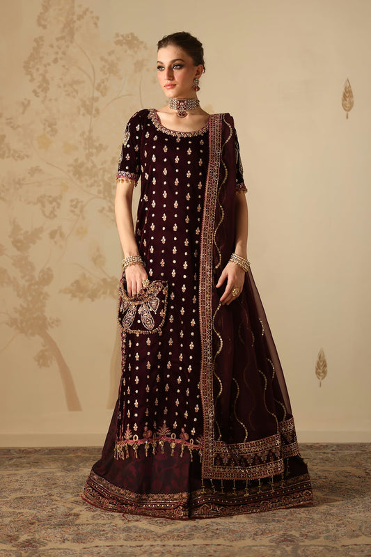 Baroque Unstitched Velvet '26 - EMBROIDERED VELVET F-4313