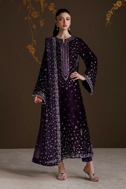 Baroque Unstitched Velvet '26 - EMBROIDERED VELVET F-4546