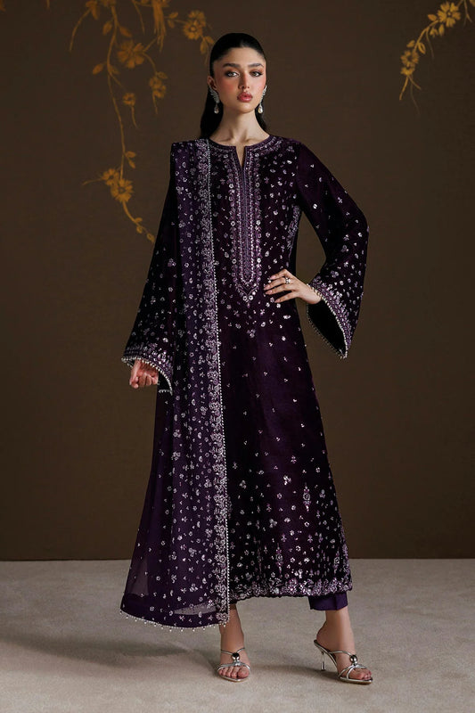 Baroque Unstitched Velvet '26 - EMBROIDERED VELVET F-4546