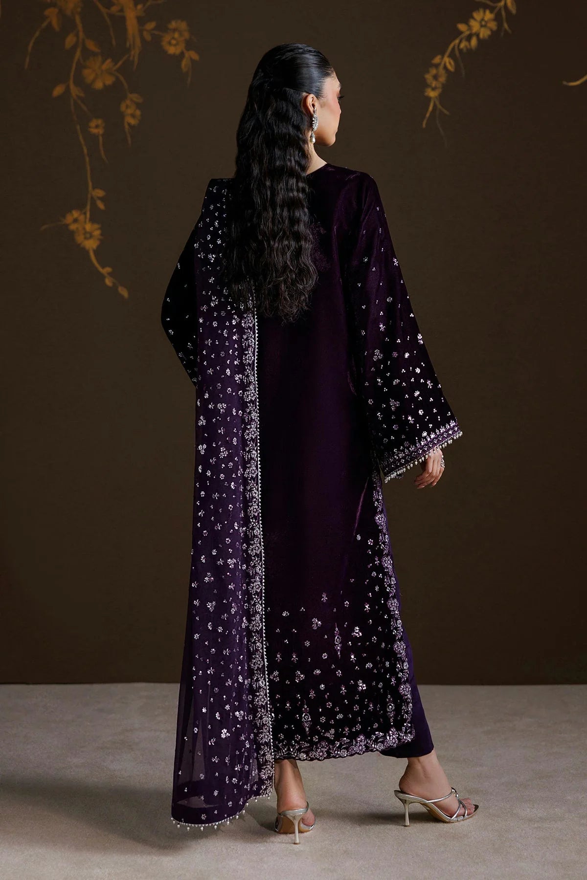 Baroque Unstitched Velvet '26 - EMBROIDERED VELVET F-4546