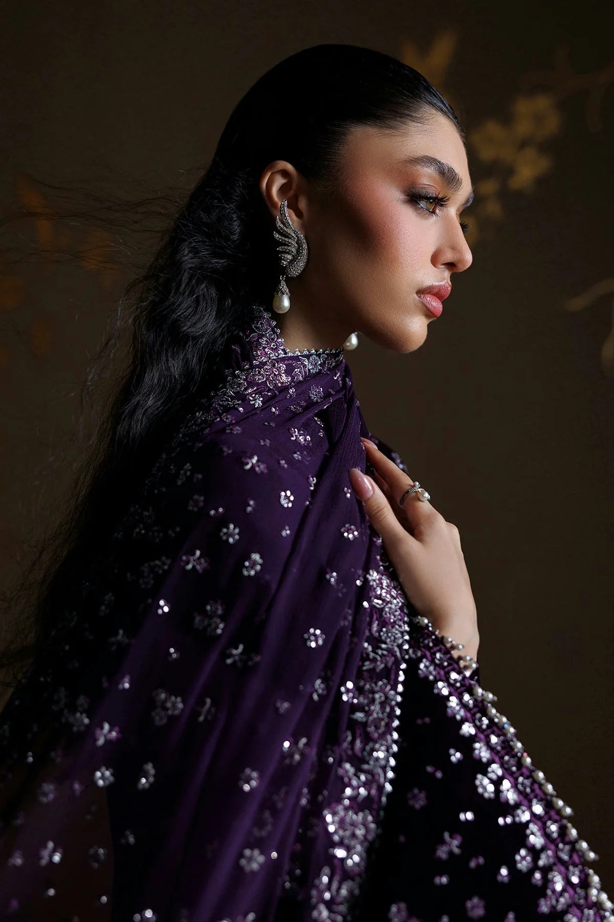 Baroque Unstitched Velvet '26 - EMBROIDERED VELVET F-4546