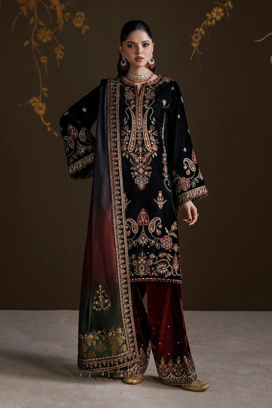 Baroque Unstitched Velvet '26 - EMBROIDERED VELVET F-4547