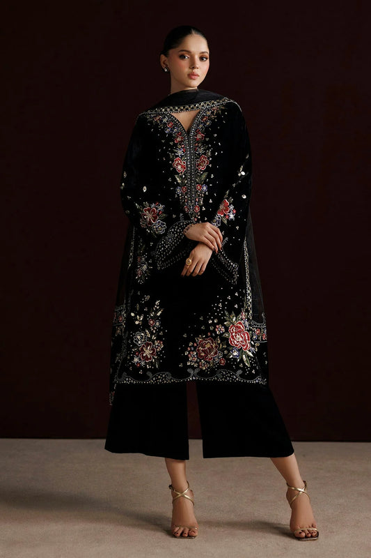 Baroque Unstitched Velvet '26 - EMBROIDERED VELVET F-4552