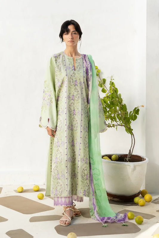 Sania Maskatiya Unstitched Lawn '26 - Fez (B)