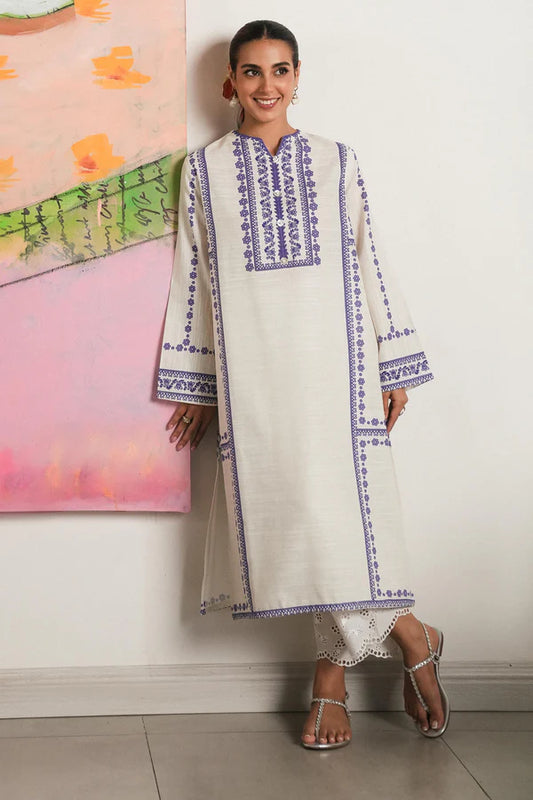 Sana Safinaz Fall Pret '24 - White Set