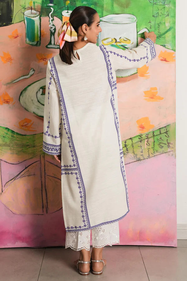 Sana Safinaz Fall Pret '24 - White Set