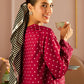 Sana Safinaz Fall Pret '24 - Burgundy Set