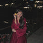 Sadaf Kanwal Personalised '25 - Aena Khan in Raw Silk Magenta Deliberate Yet Complete