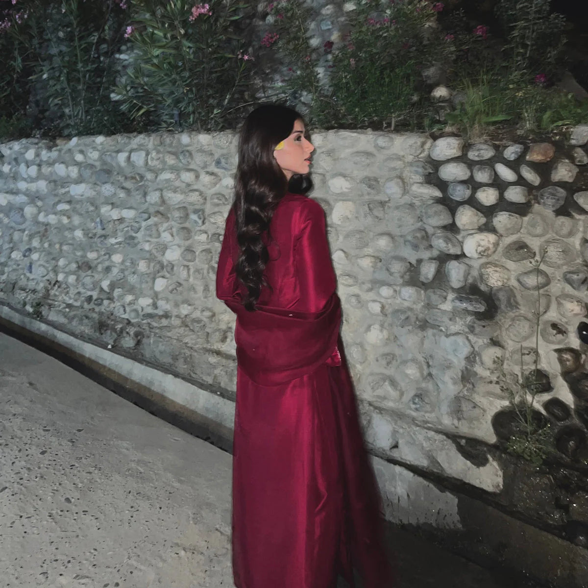 Sadaf Kanwal Personalised '25 - Aena Khan in Raw Silk Magenta Deliberate Yet Complete