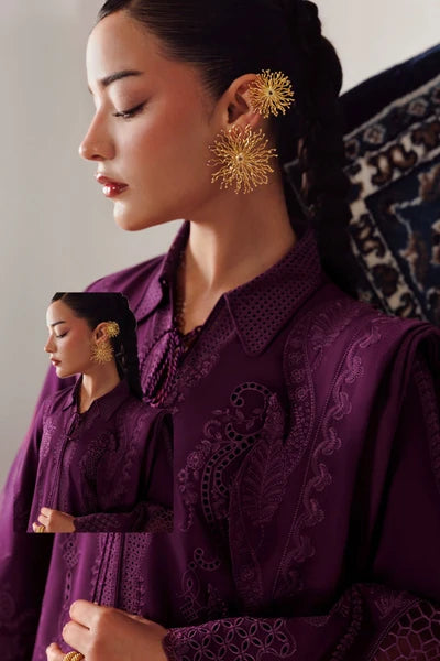 QLW-07 MAHEEN Qalamkar - Qline Linen '26