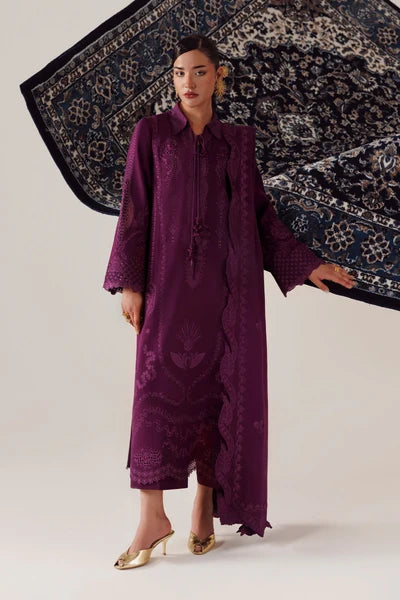 QLW-07 MAHEEN Qalamkar - Qline Linen '26