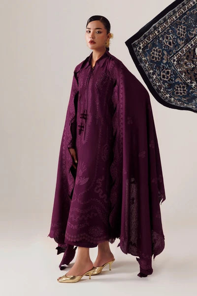 QLW-07 MAHEEN Qalamkar - Qline Linen '26