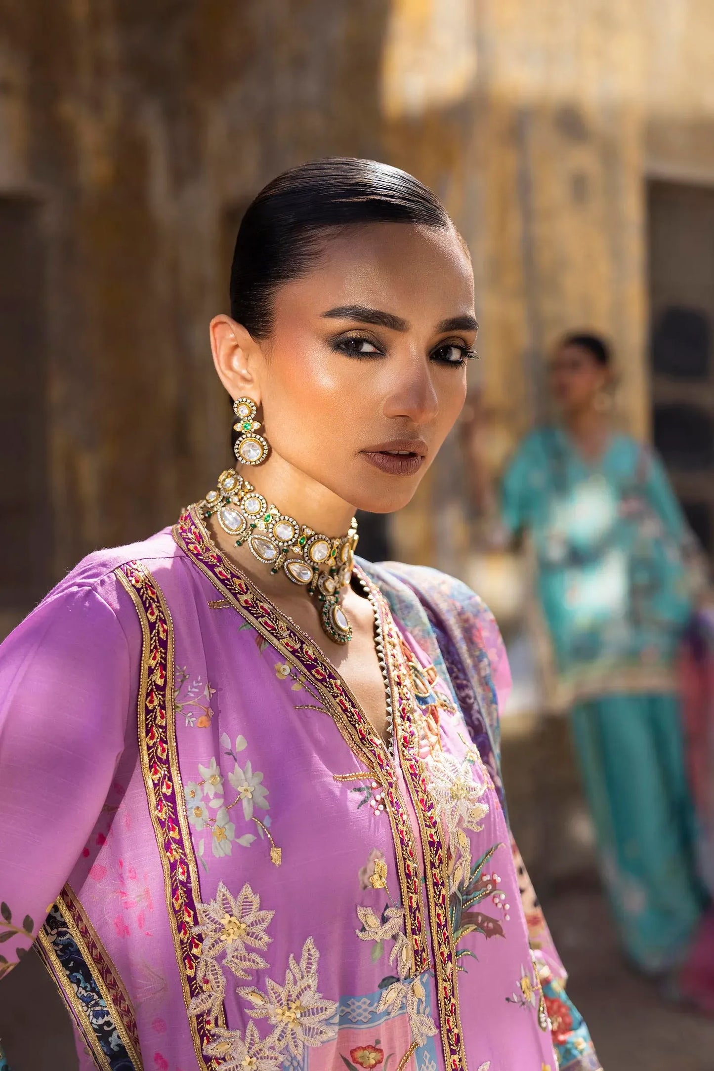 Sana Safinaz Eid Edit '26 - Stitched Embroidered Raw Silk Suit | Ss26nur004p3