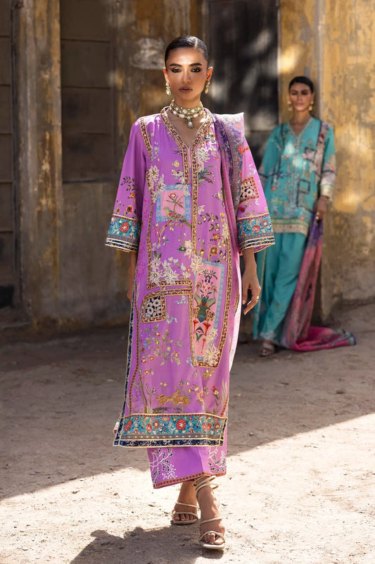Sana Safinaz Eid Edit '26 - Stitched Embroidered Raw Silk Suit | Ss26nur004p3