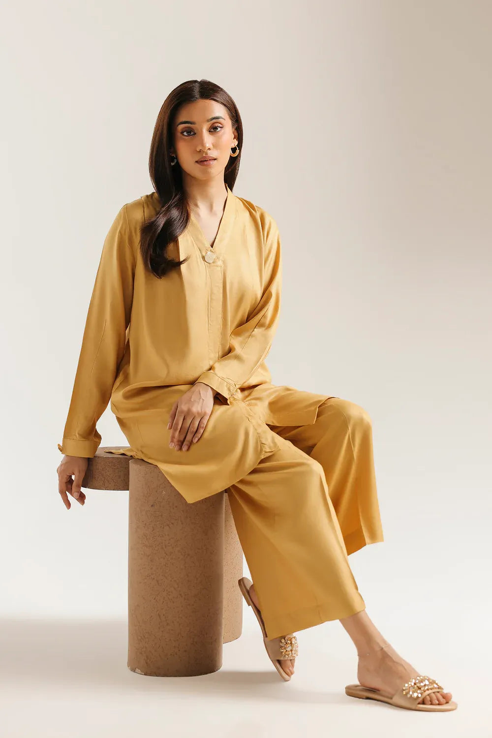 Ethnc Women Casual Summer '26 Drop 3 - Solid Suit | E8534/102/225
