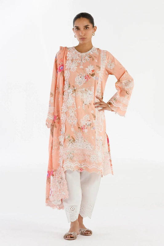 Sana Safinaz Eid Edit '26 - Stitched Embroidered Lawn Suit | Ss26sge425p3
