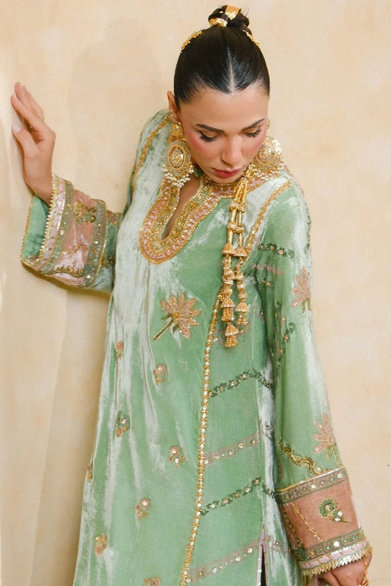 Ansab Jahangir Qissa Luxury Velvets '26 - Sana Shirt And Dupatta