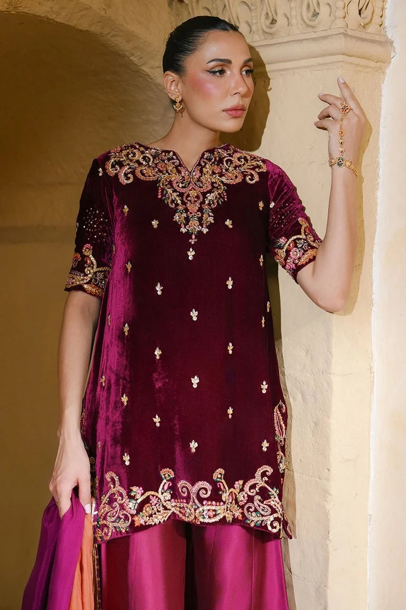 Ansab Jahangir Qissa Luxury Velvets '26 - Reet Shirt And Dupatta
