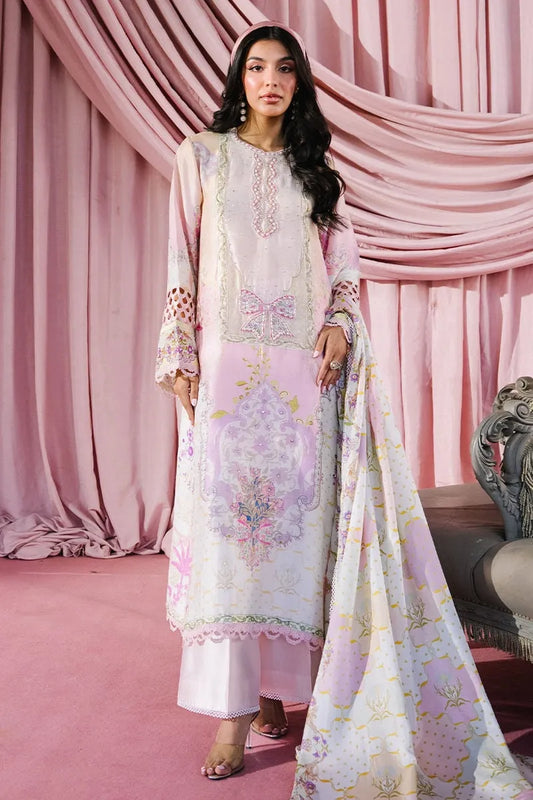 Ansab Jahangir Glam Doll House Eid Luxury Silks '26 - Felicity Shirt And Dupatta