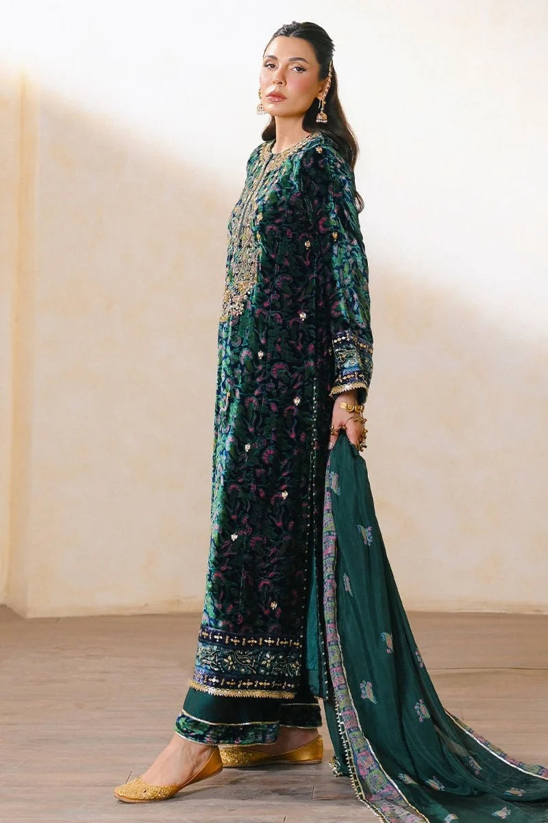 Ansab Jahangir Qissa Luxury Velvets '26 - Shafaq Shirt And Dupatta