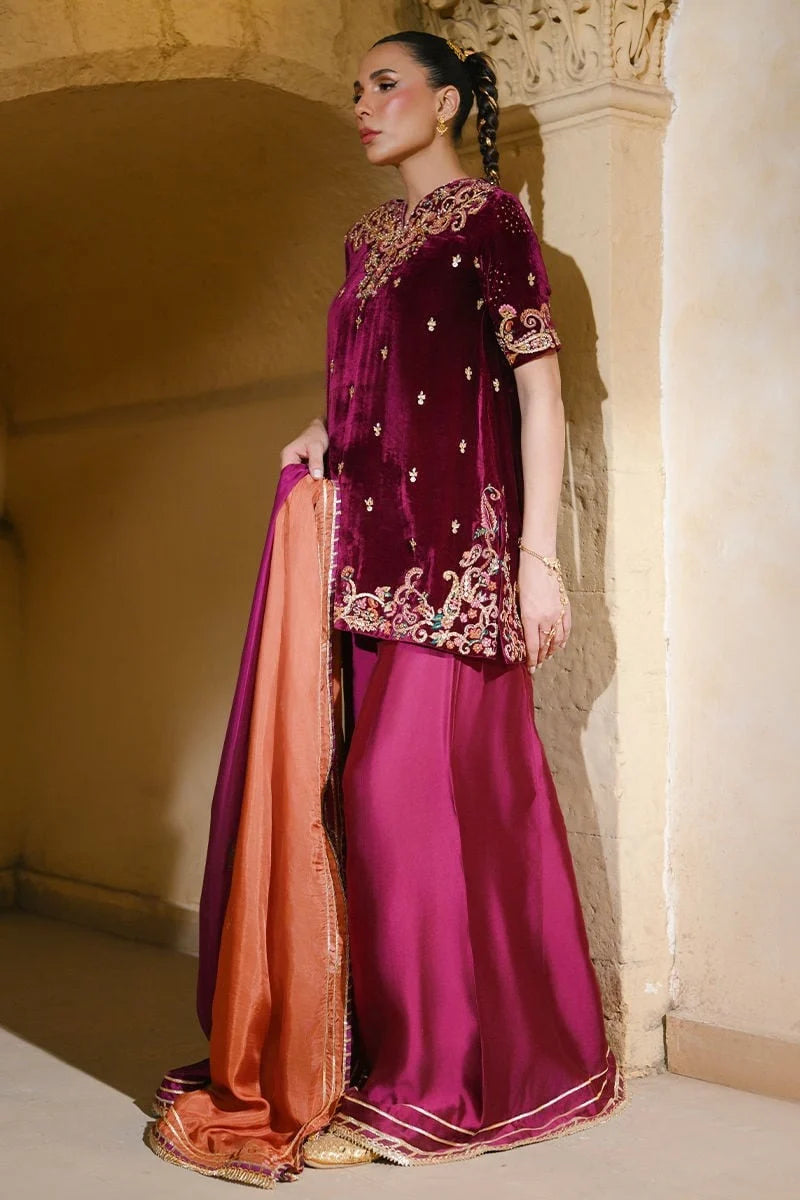 Ansab Jahangir Qissa Luxury Velvets '26 - Reet Shirt And Dupatta