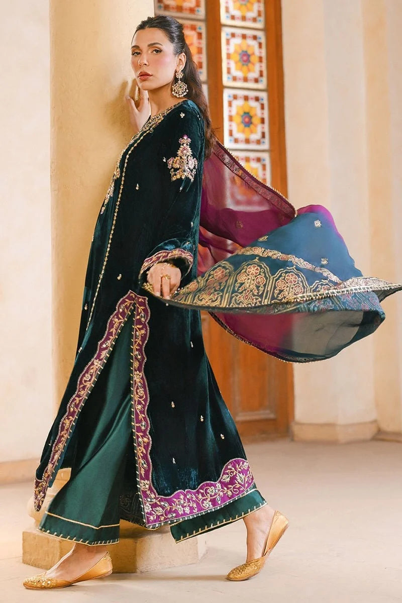 Ansab Jahangir Qissa Luxury Velvets '26 - Khuwab Shirt And Dupatta