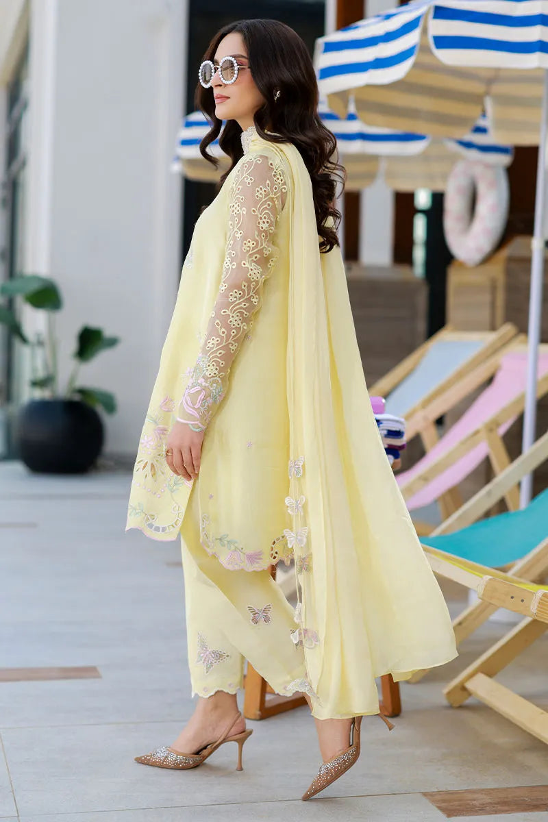 Ansab Jahangir The Girls Club - Eid Luxury Pret '26 - Butter Cup