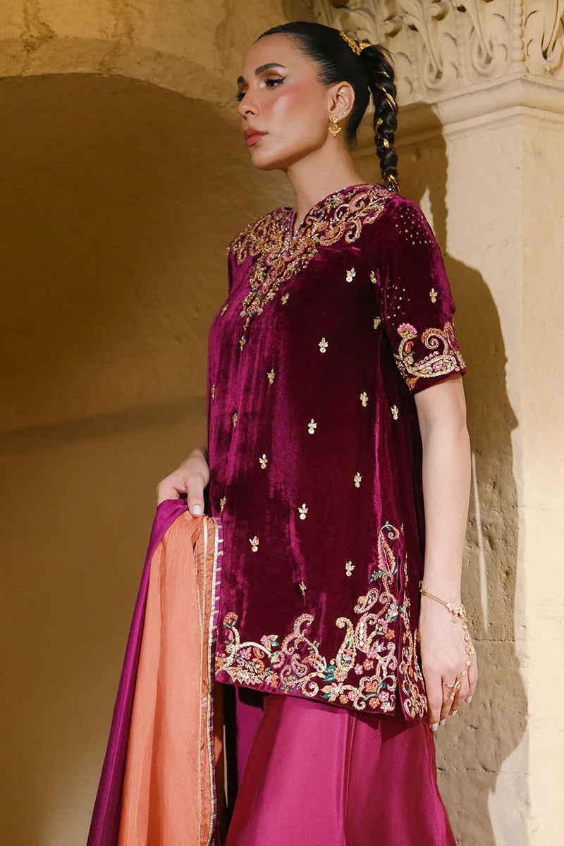 Ansab Jahangir Qissa Luxury Velvets '26 - Reet Shirt And Dupatta
