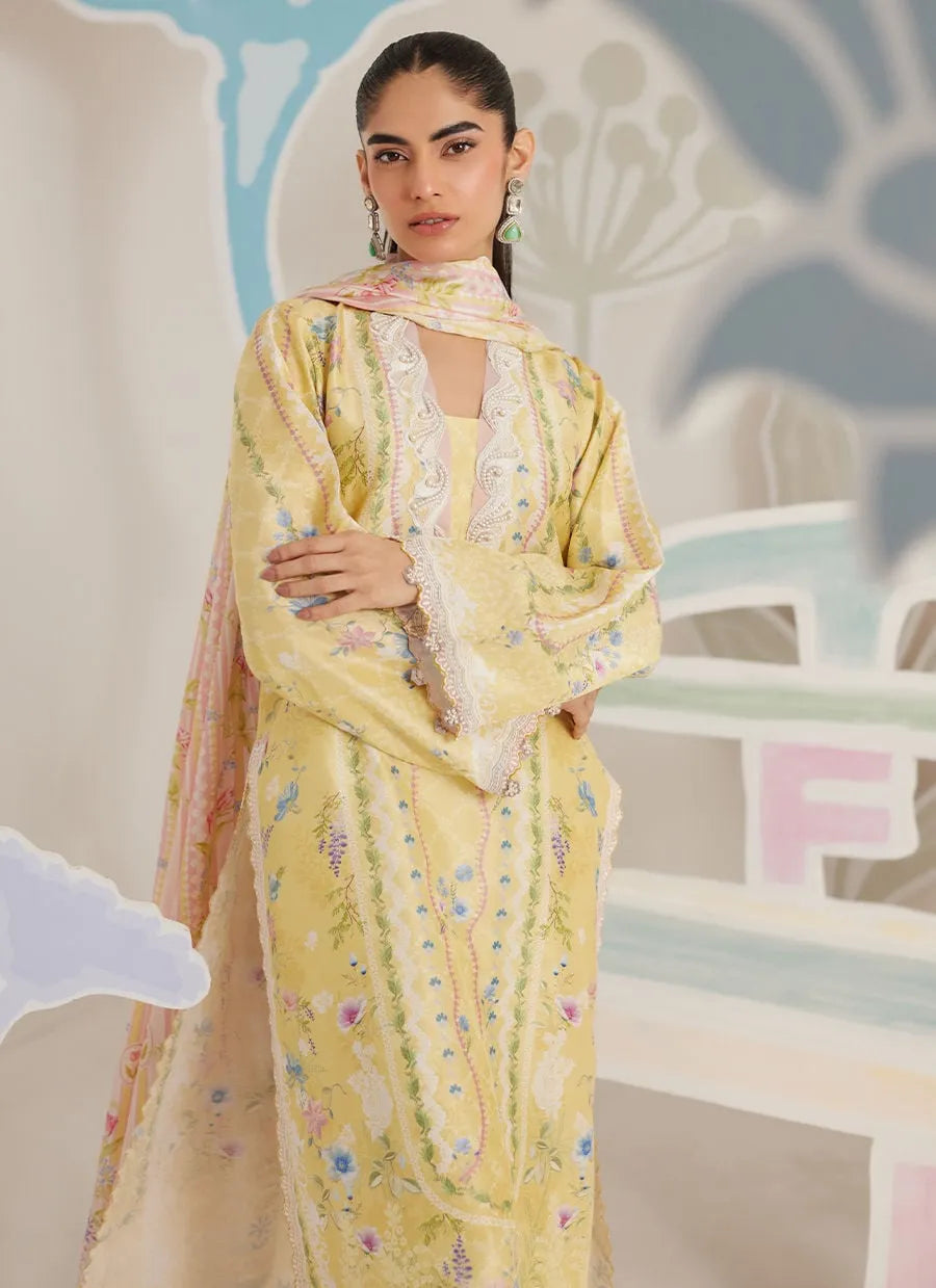 Farah Talib Aziz Ramadan Eid Frou Frou '26 - Anaya Shirt And Dupatta