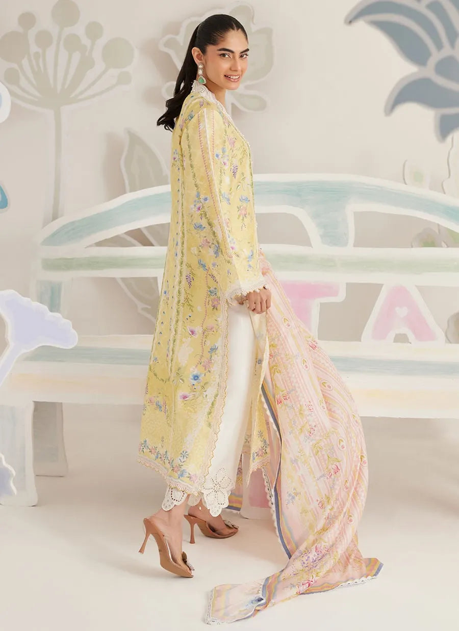 Farah Talib Aziz Ramadan Eid Frou Frou '26 - Anaya Shirt And Dupatta