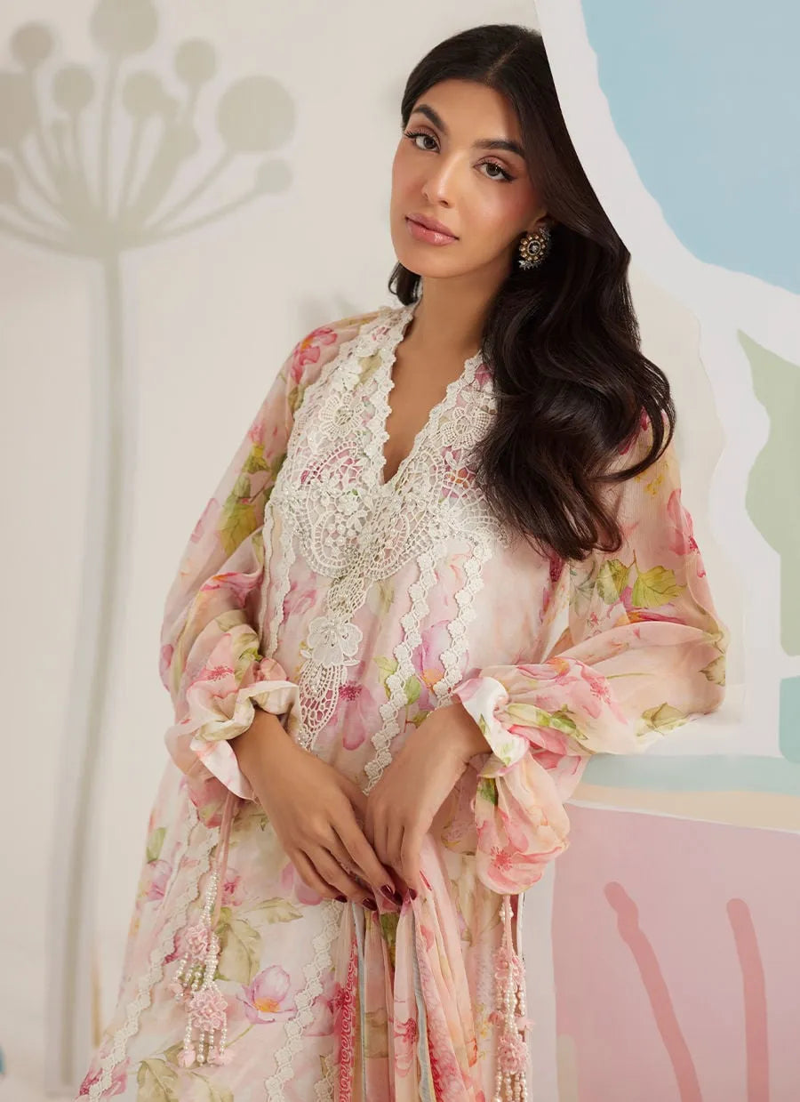 Farah Talib Aziz Ramadan Eid Frou Frou '26 - Rielle Shirt And Dupatta