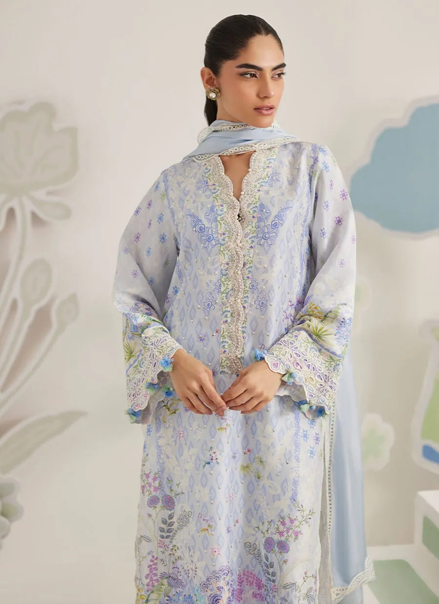 Farah Talib Aziz Ramadan Eid Frou Frou '26 - Serelle Shirt And Dupatta