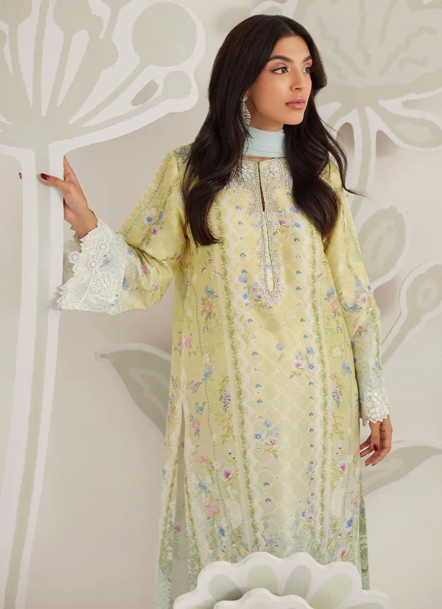 Farah Talib Aziz Ramadan Eid Frou Frou '26 - Orelia Shirt And Dupatta