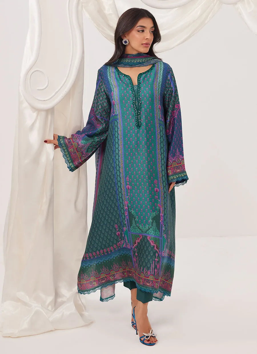 Farah Talib Aziz Ramadan Eid Frou Frou '26 - Delara Shirt And Dupatta