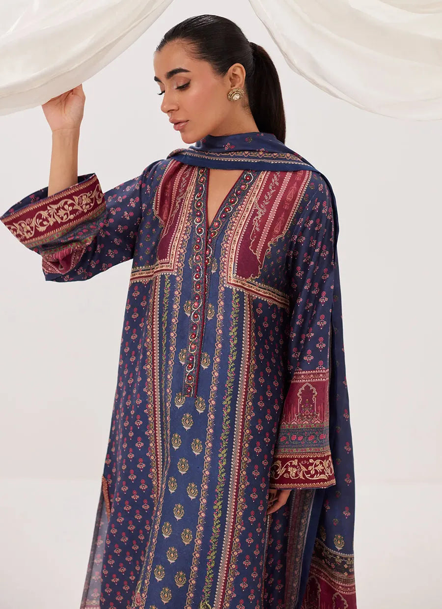Farah Talib Aziz Ramadan Eid Frou Frou '26 - Eluria Shirt And Dupatta