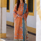Farah Talib Aziz Luxury Lawn Unstitched '26 - Lucia Burnt Orange