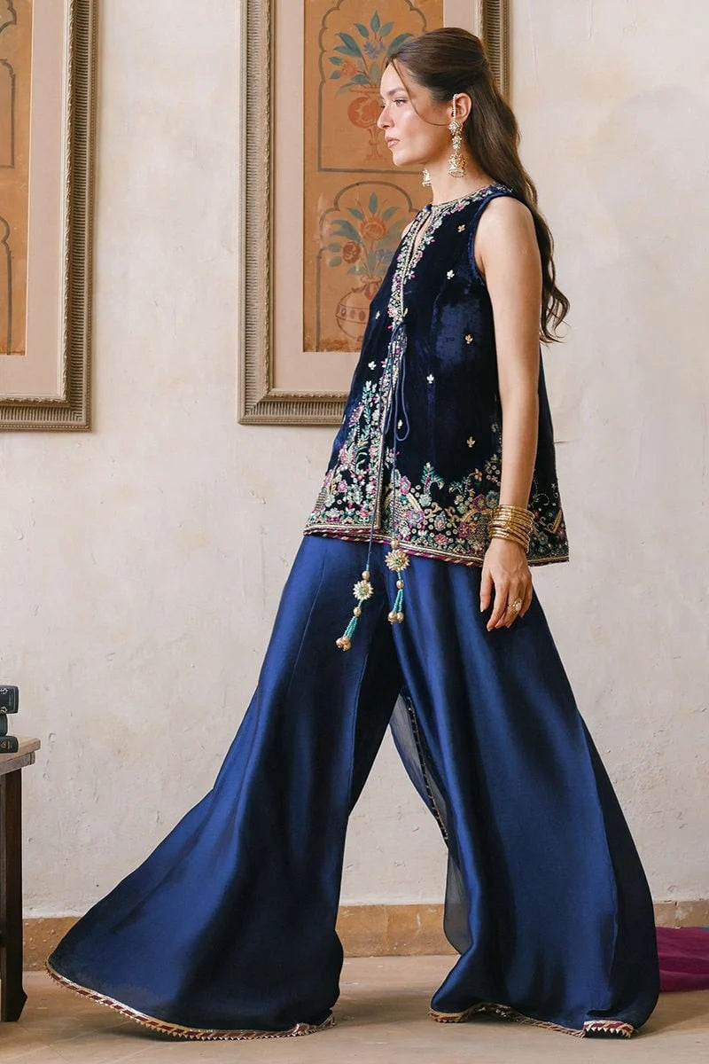 Ansab Jahangir Qissa Luxury Velvets '26 - Raaz Angarkha And Dupatta