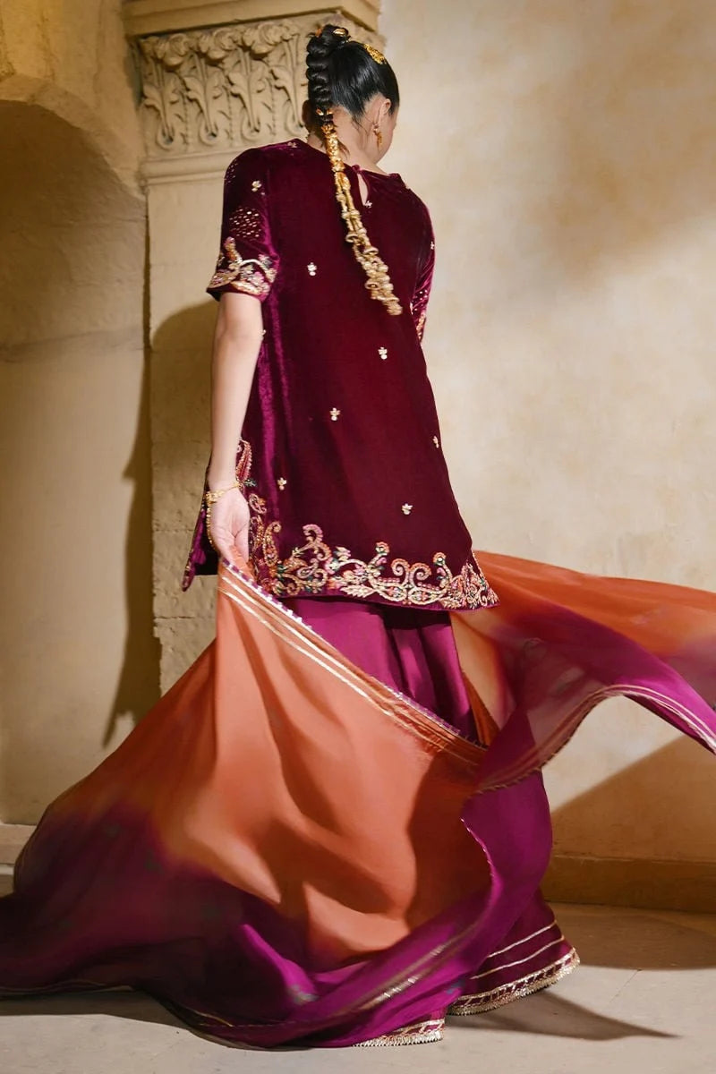 Ansab Jahangir Qissa Luxury Velvets '26 - Reet Shirt And Dupatta
