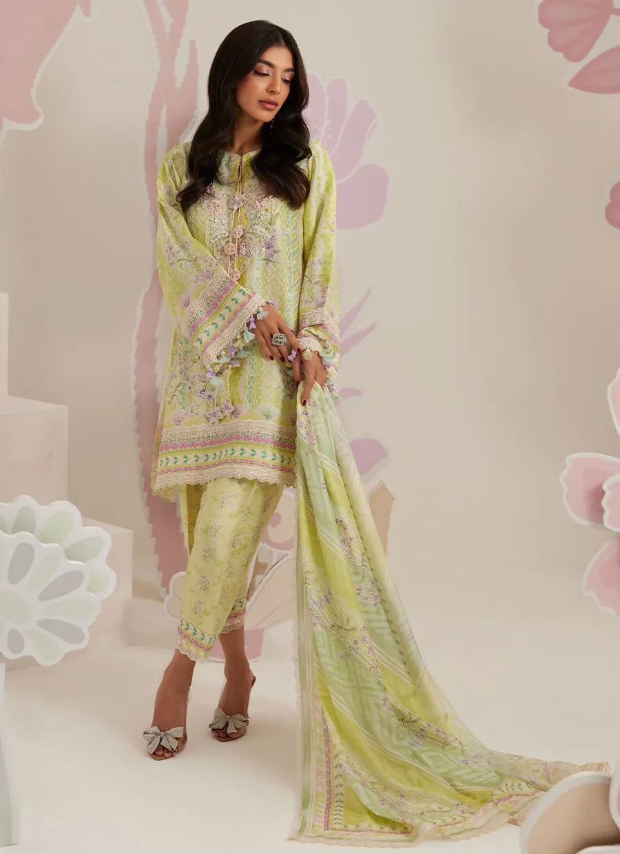 Farah Talib Aziz Ramadan Eid Frou Frou '26 - Riva Shirt And Dupatta