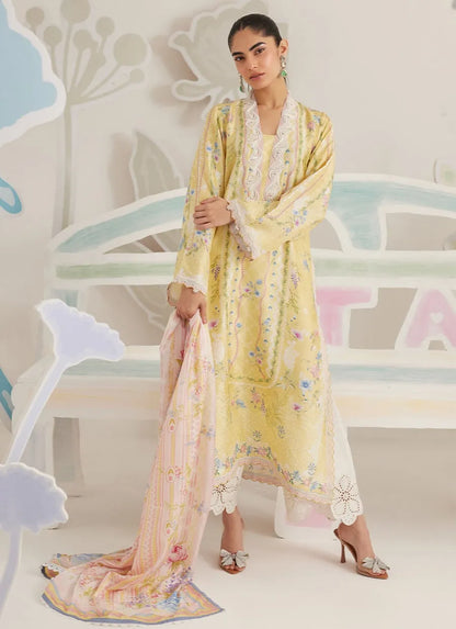 Farah Talib Aziz Ramadan Eid Frou Frou '26 - Anaya Shirt And Dupatta