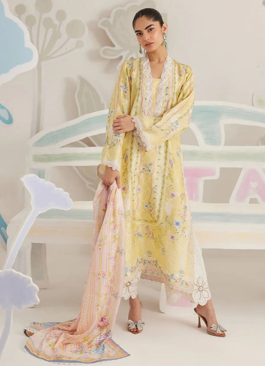 Farah Talib Aziz Ramadan Eid Frou Frou '26 - Anaya Shirt And Dupatta